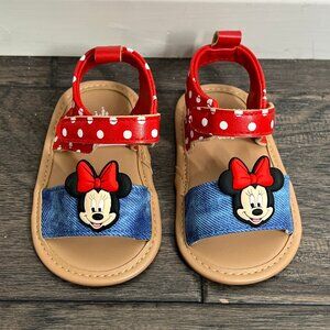 Disney Baby NWOT Minnie Mouse Sandals 9-12 Months